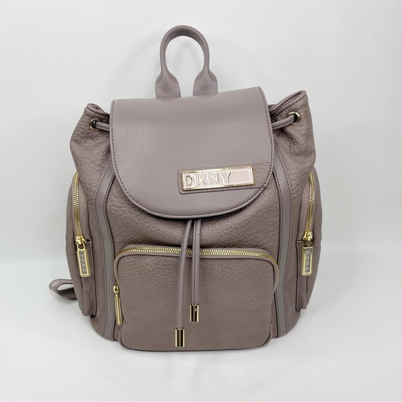 Dkny Bags Dkny New Rapture Backpack Ash Tan Taupe Luggage Weekender Travel Vegan Leather